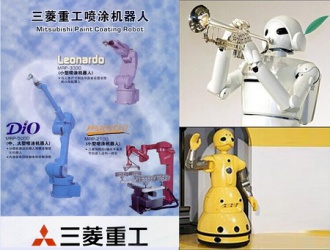 三菱噴涂機(jī)器人春節(jié)不打烊，海藍(lán)機(jī)電道一聲：新春快樂！