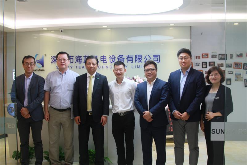 熱烈歡迎三菱電機(jī)自動(dòng)化蒞臨海藍(lán)機(jī)電參觀(guān)指導(dǎo)工作！