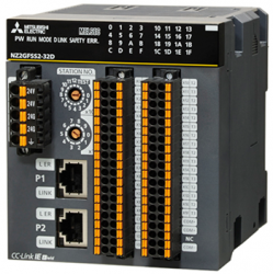 三菱cc-link NZ2GFCF1-32D 32點(diǎn) DC24V（漏型）輸入，遠(yuǎn)程模塊、FCN式